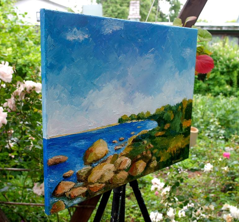 Original Impressionism Landscape Painting by Juri Semjonov