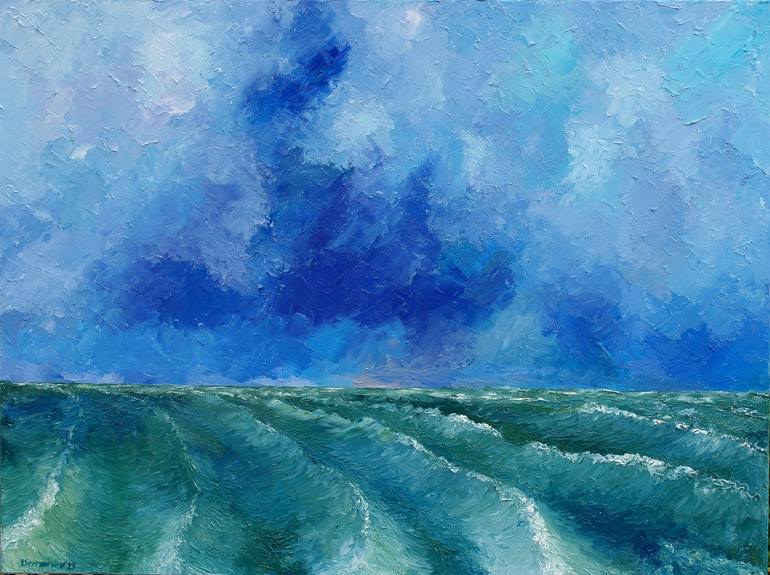 Original Impressionism Seascape Paintings by Juri Semjonov