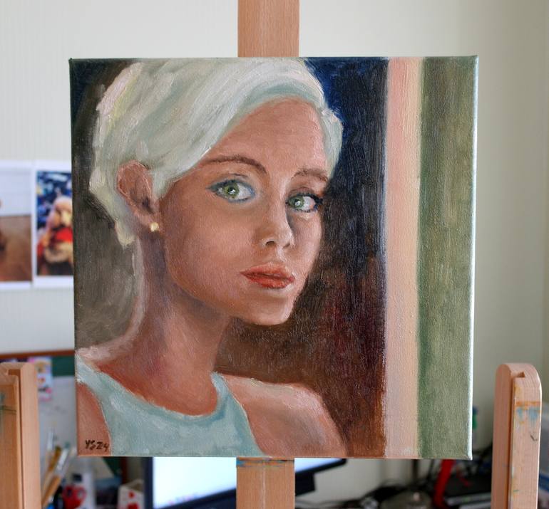 Original Impressionism People Painting by Juri Semjonov