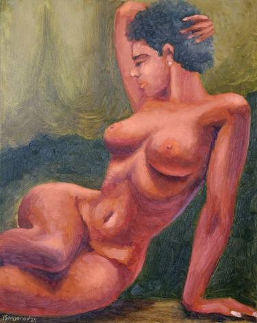 Original Figurative Nude Paintings by Juri Semjonov
