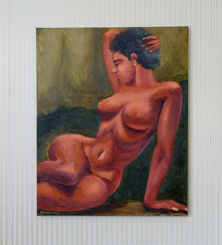 Original Nude Painting by Juri Semjonov