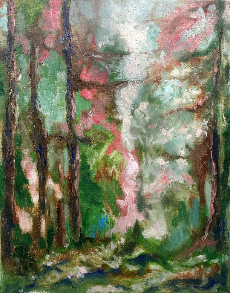 Original Abstract Expressionism Abstract Paintings by Juri Semjonov