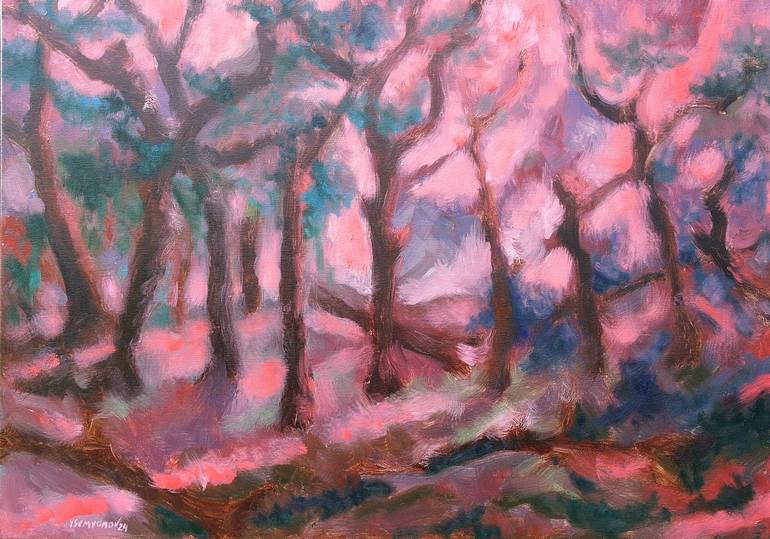 Original Abstract Expressionism Abstract Paintings by Juri Semjonov