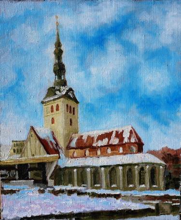 Original Impressionism Cities Paintings by Juri Semjonov