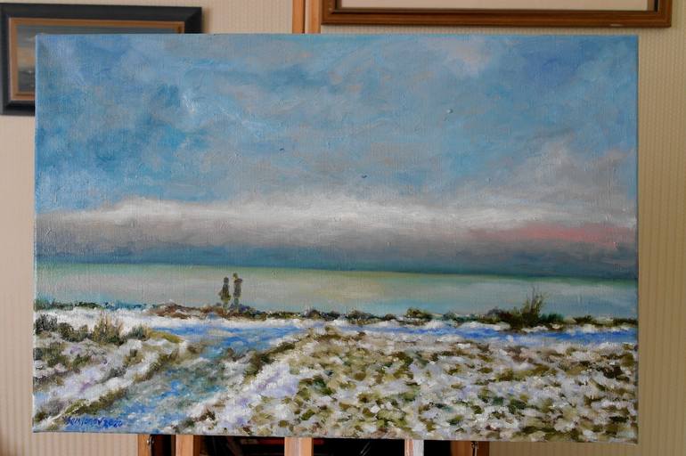 Original Impressionism Seascape Painting by Juri Semjonov