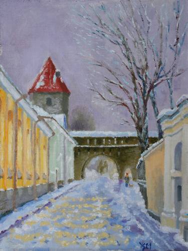 Original Impressionism Cities Paintings by Juri Semjonov