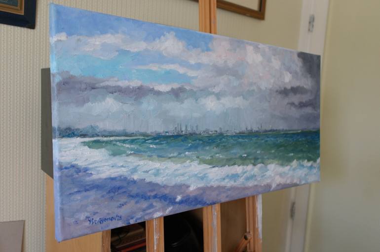 Original Impressionism Seascape Painting by Juri Semjonov