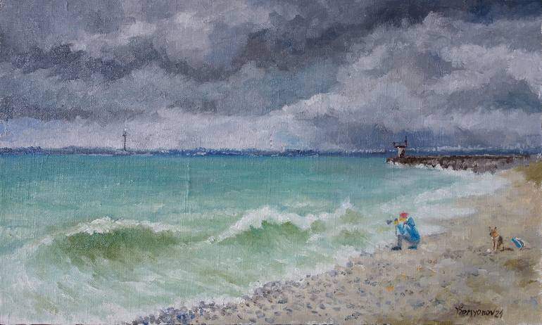 Original Seascape Painting by Juri Semjonov