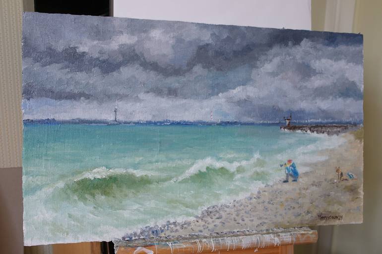 Original Seascape Painting by Juri Semjonov