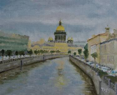 Original Impressionism Cities Paintings by Juri Semjonov
