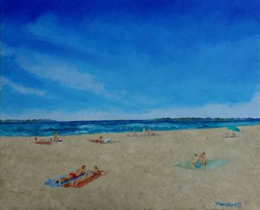 Original Beach Paintings by Juri Semjonov