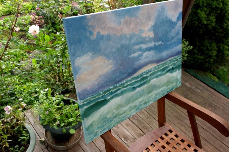 Original Impressionism Seascape Painting by Juri Semjonov