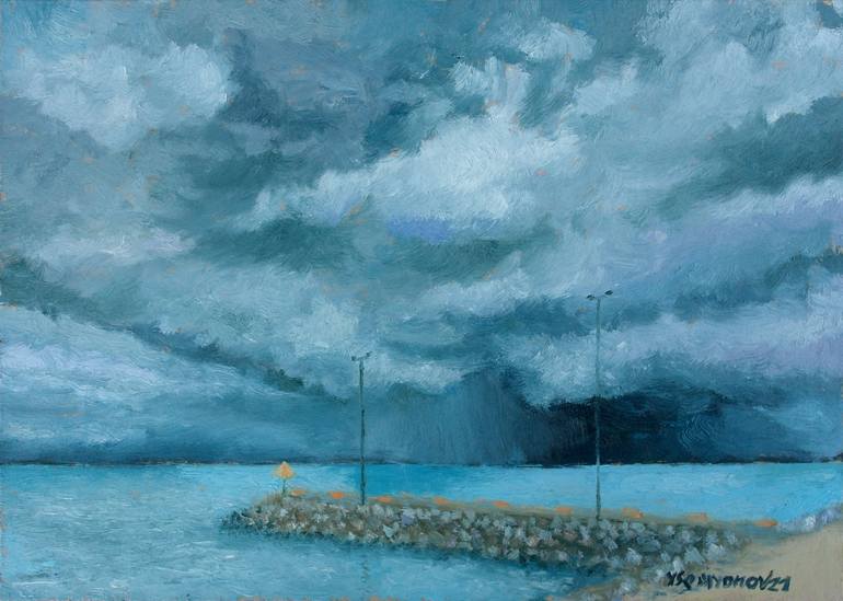 Original Impressionism Seascape Paintings by Juri Semjonov