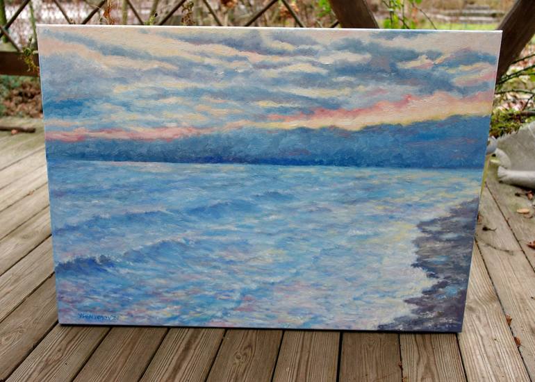 Original Impressionism Seascape Painting by Juri Semjonov