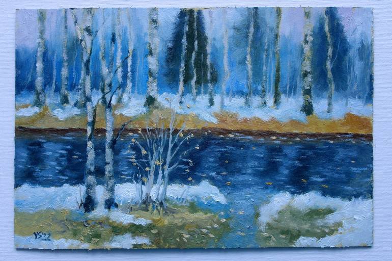 Original Impressionism Landscape Painting by Juri Semjonov