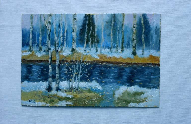 Original Impressionism Landscape Painting by Juri Semjonov