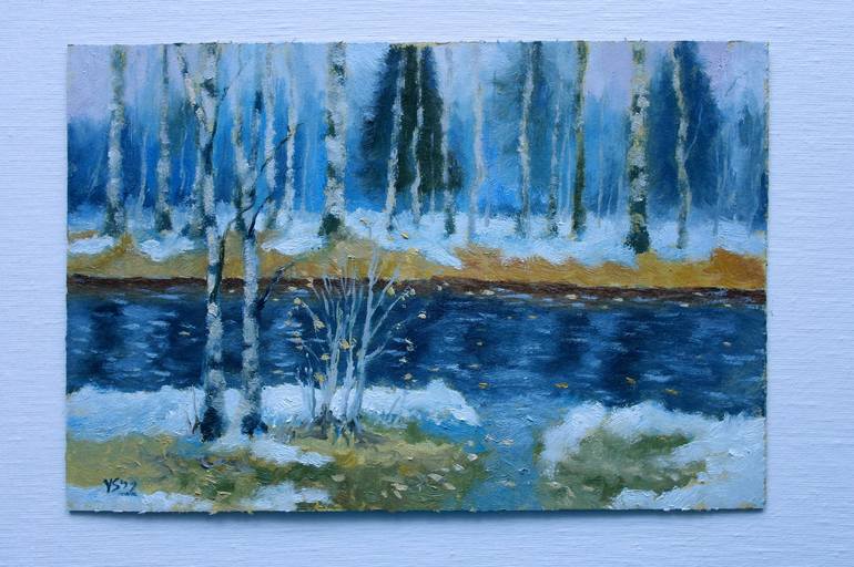 Original Impressionism Landscape Painting by Juri Semjonov