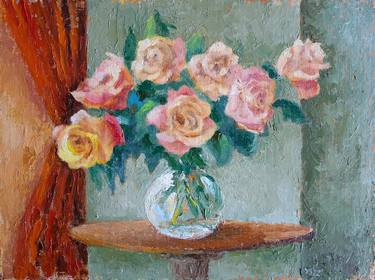 Original Floral Paintings by Juri Semjonov