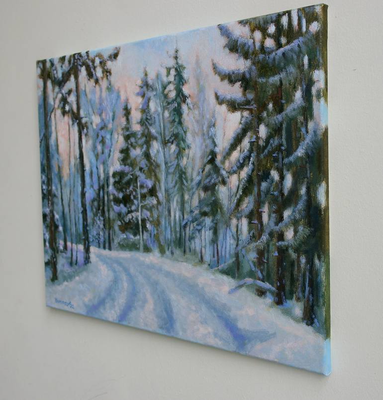 Original Impressionism Landscape Painting by Juri Semjonov