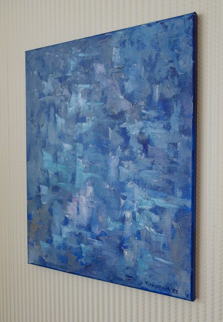 Original Abstract Expressionism Abstract Painting by Juri Semjonov