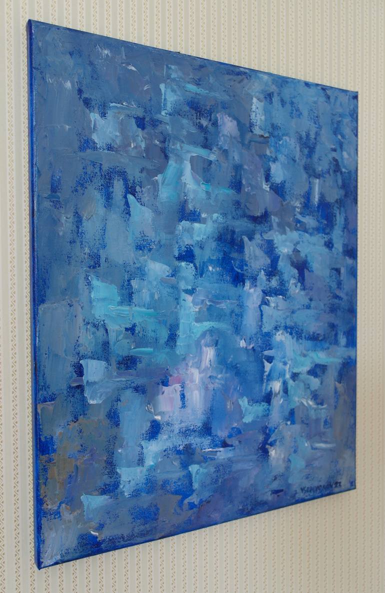 Original Abstract Expressionism Abstract Painting by Juri Semjonov