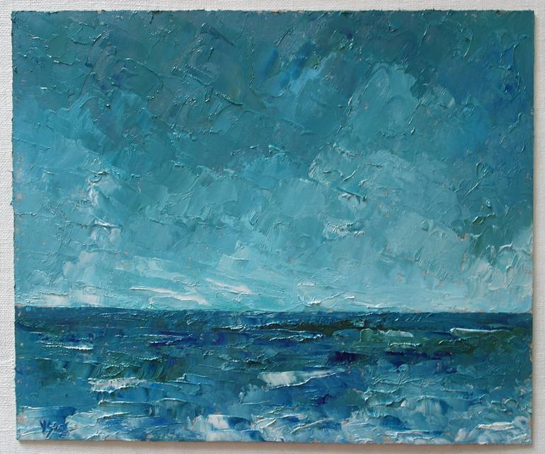 Original Impressionism Seascape Painting by Juri Semjonov