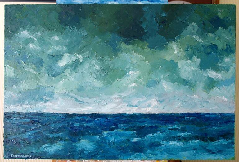 Original Seascape Painting by Juri Semjonov