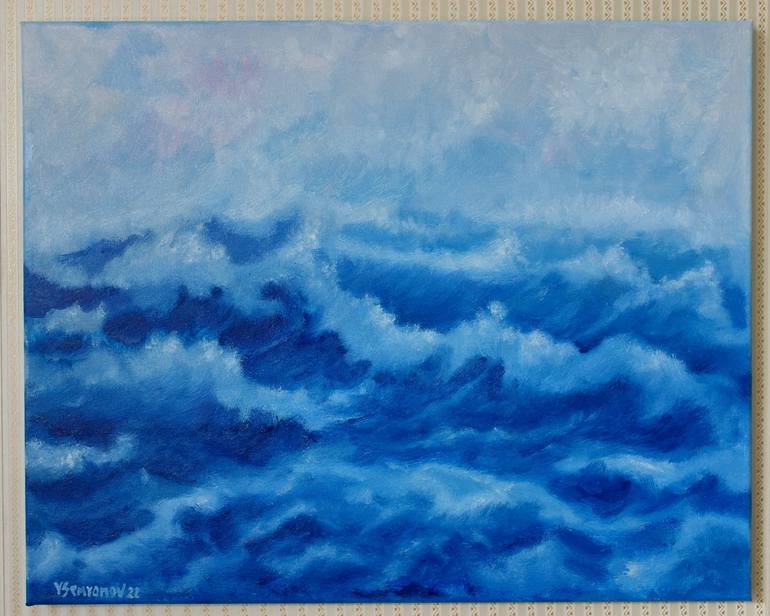 Original Impressionism Seascape Painting by Juri Semjonov