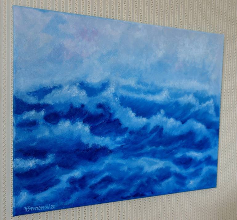 Original Impressionism Seascape Painting by Juri Semjonov