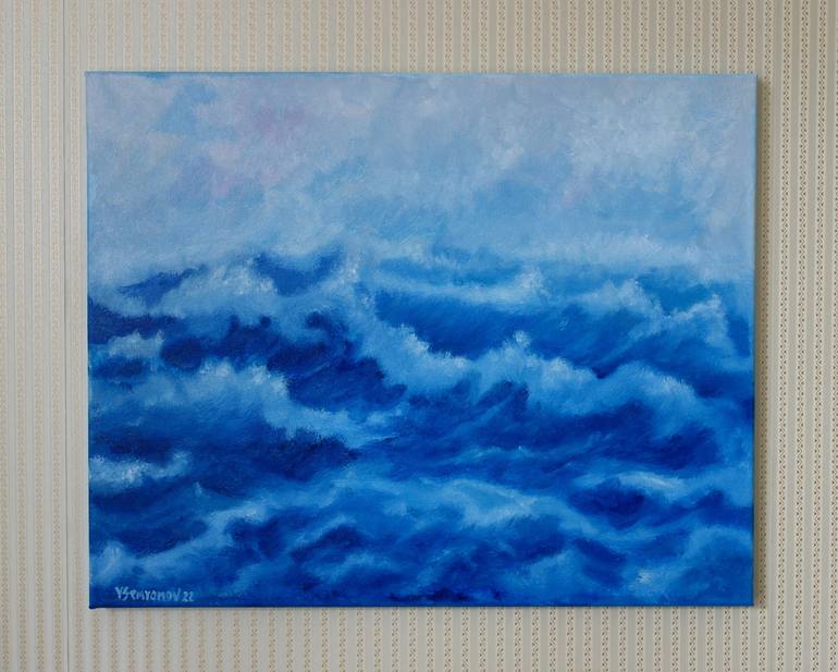 Original Impressionism Seascape Painting by Juri Semjonov