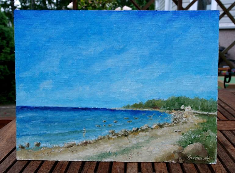 Original Impressionism Seascape Painting by Juri Semjonov