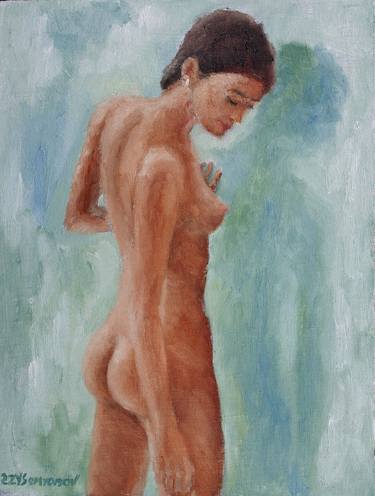 Original Impressionism Erotic Paintings by Juri Semjonov