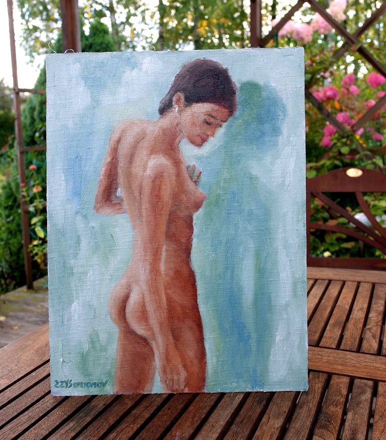 Original Erotic Painting by Juri Semjonov