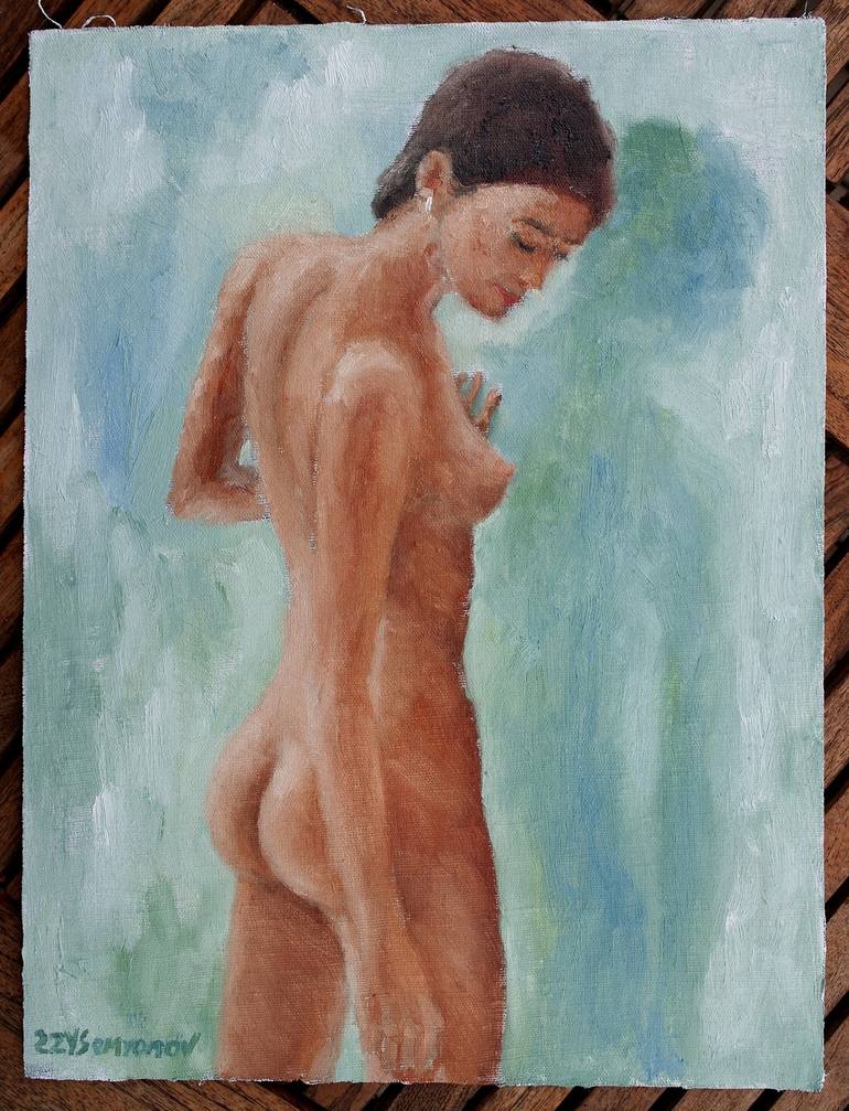 Original Erotic Painting by Juri Semjonov