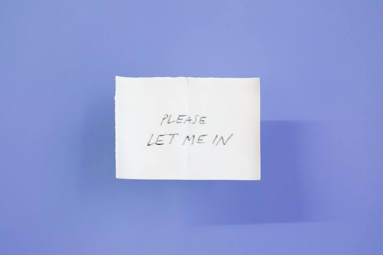 PLEASE LET ME IN - WHAT'S THE MATTER Series - Print