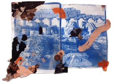 Original Landscape Collage by Jessica Rimondi