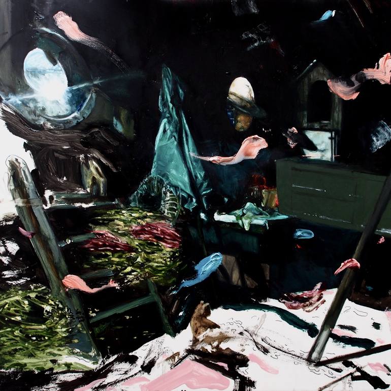 Original Fine Art Places Paintings by Jessica Rimondi
