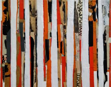 Original Fine Art Abstract Collage by James Read
