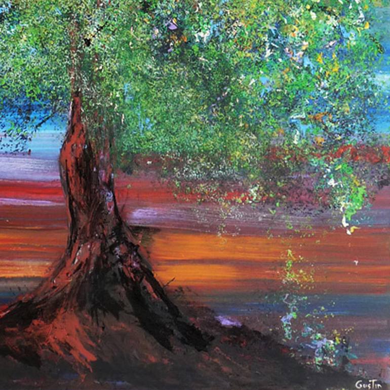 Original Other Landscape Painting by Abraham Gustin