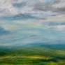 Close up detail of sky and land