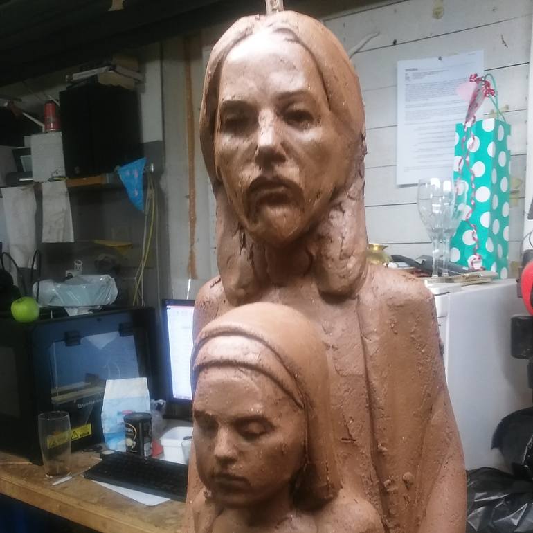 Original Figurative Religion Sculpture by Andrew Barton