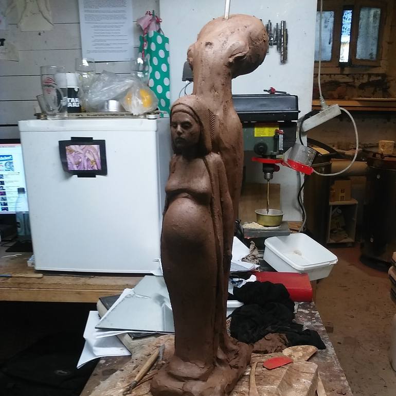 Original Figurative Religion Sculpture by Andrew Barton