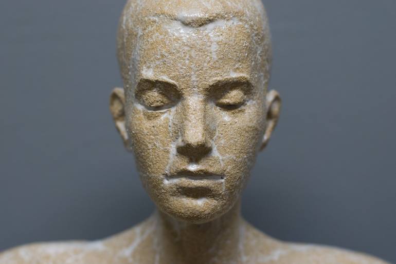 Original Art Deco Religion Sculpture by Andrew Barton