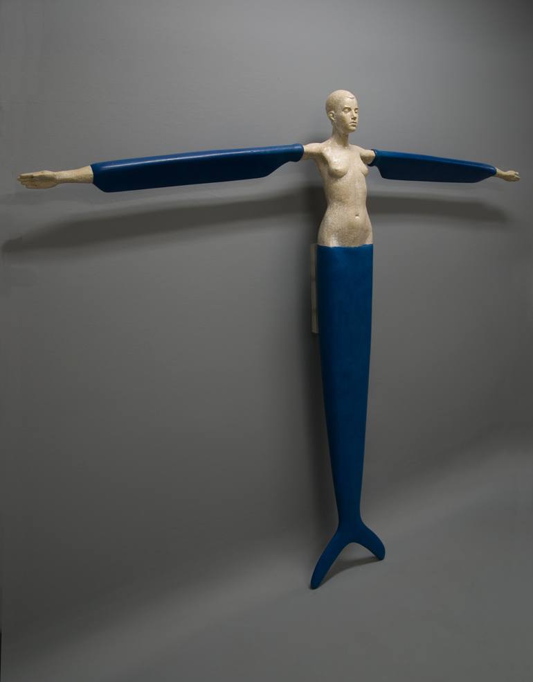 Original Art Deco Religion Sculpture by Andrew Barton