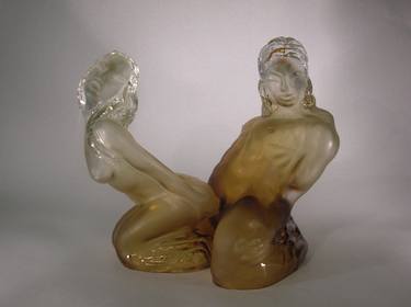 Original Figurative Erotic Sculpture by Rasheed Bakirov