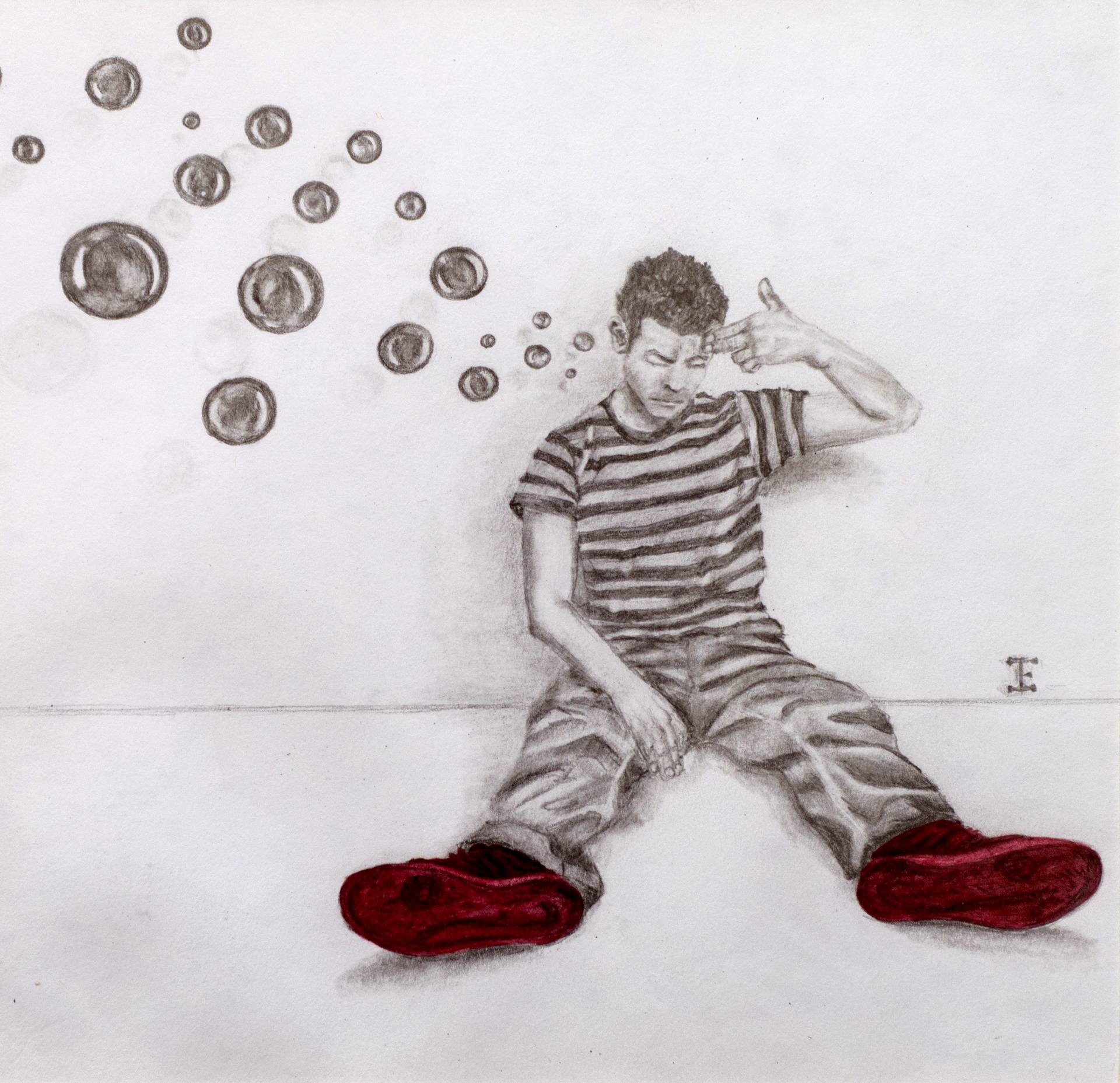 Suicide by Hand Drawing by Judith Elizondo | Saatchi Art
