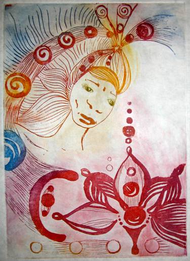 Original World Culture Printmaking by Fern Bhuttoo