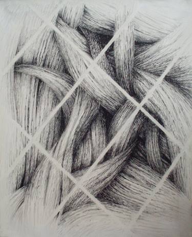 Original Expressionism Abstract Drawings by Stella Sidi