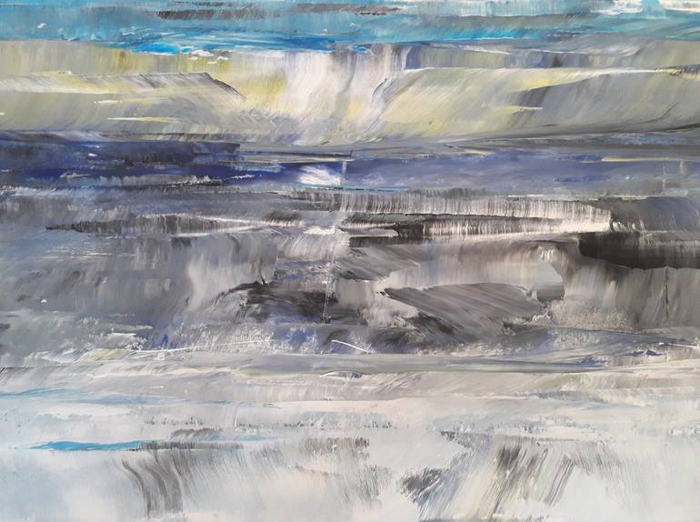 Original Abstract Expressionism Abstract Painting by Esteves De Cooman