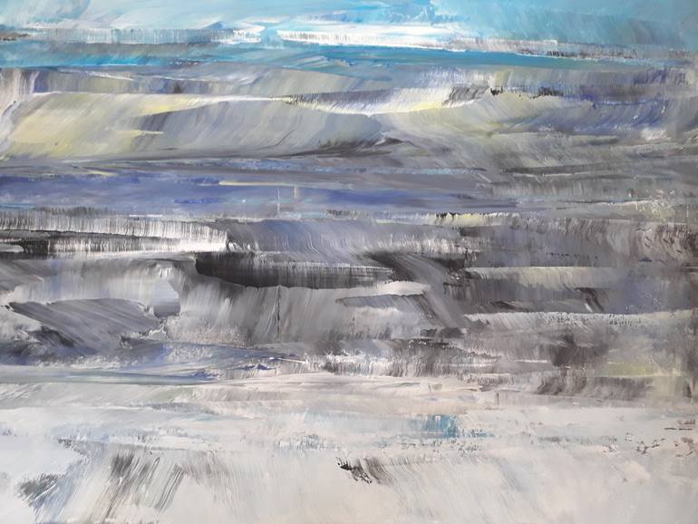 Original Abstract Expressionism Abstract Painting by Esteves De Cooman